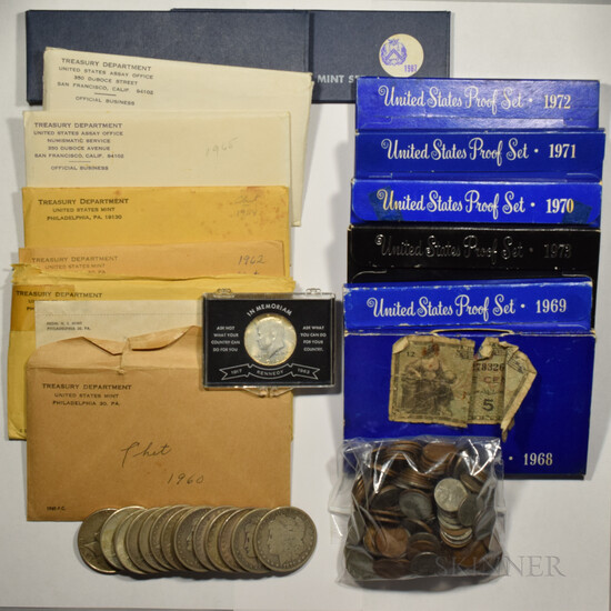 Collection of U.S. Coins, Mint Sets, and Proof Sets