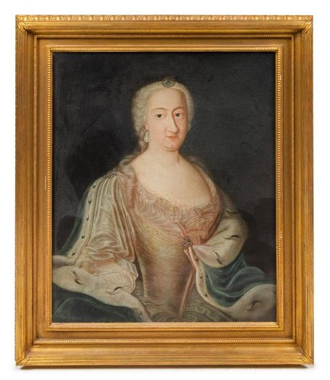 Continental School (18th Century) Portrait of Maria