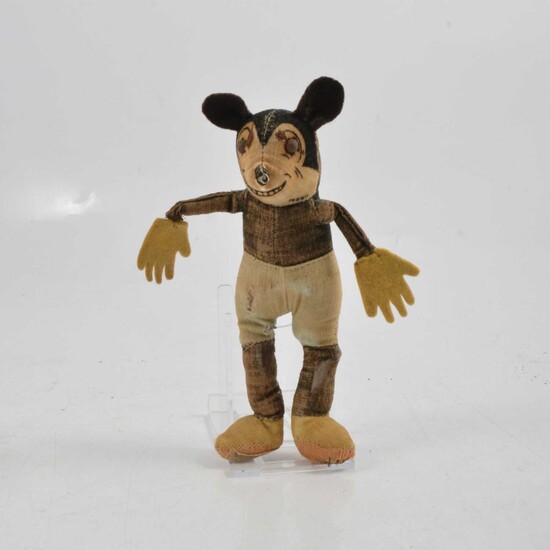 Dean's Rag Book doll Mickey Mouse soft toy, c1930s