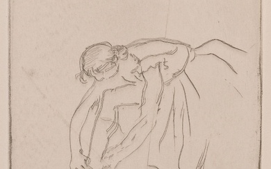 Edgar Degas (1834-1917) Danseuse enfilant... - Lot 98 - Ader