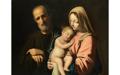Giovanni Battista Salvi, genannt „Sassoferrato“, 1609 Sassoferrato – 1685 Rom, zug., DIE HEILIGE FAMILIE