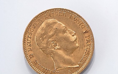 Gold coin, 20 Mark, German Reich, 1910...