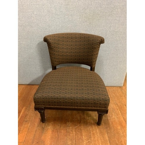 Good quality upholstered parlour chair.