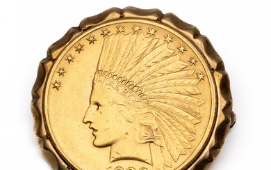 Gouden tien dollar munt, 1932.