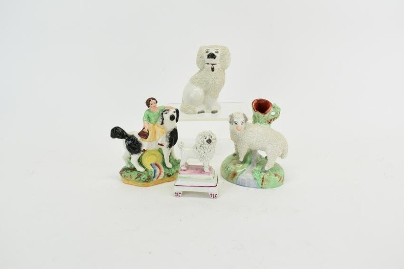 Group of Four English Staffordshire Figurines