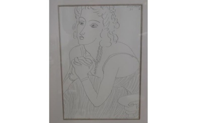 Henri Matisse P5-42 collotype of Lily Pons(Opera singer) 1920's...