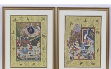 Indian School (late 19th Century), Pair of gouache paintings...