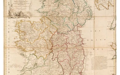Ireland. Jefferys (Thomas), A New and Accurate Map of the Kingdon of Ireland..., 1759 - 75