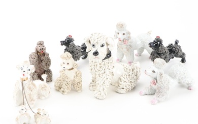 Italian with Other Spaghetti and Ceramic Poodles, Mid-20th Century