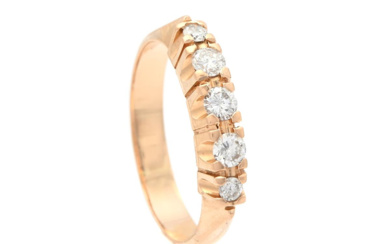Jewellery Eternity ring ETERNITY RING, 18K gold, 5 graduated brillia...
