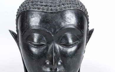 Large Buddha head, China? 20th centu