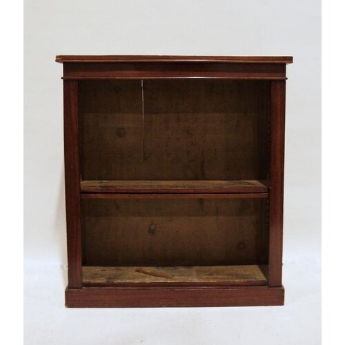 Late 19th/early 20th century mahogany bookcase with adjustab...