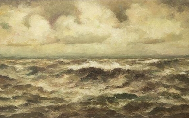 Luc KAISIN (1901-1963) 'Marine' a painting, oil on