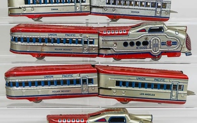MARX Union Pacific M10005 (7) Locomotive/Cars