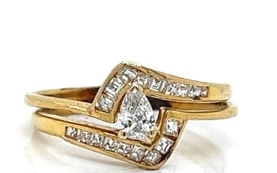 MAYORS 18k Yellow Gold 1.20 Ct. Diamond Ring