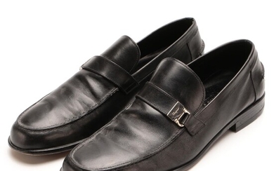 Men's Salvatore Ferragamo Studio Black Leather Loafers