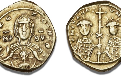 Michael VII Ducas, 1071-1078, with Maria, Constantinople, Tetarteron, Virgin Mary...