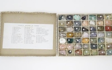 Natural History / Geology Interest: A quantity of hardstone specimen examples to include amazonite