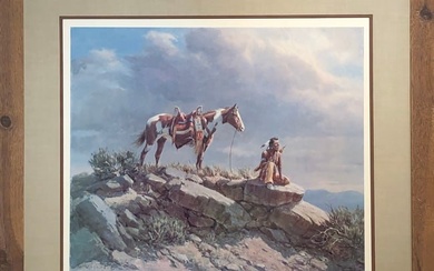 Olaf Weighorst "Buffalo Scout" Signed Lithograph LE