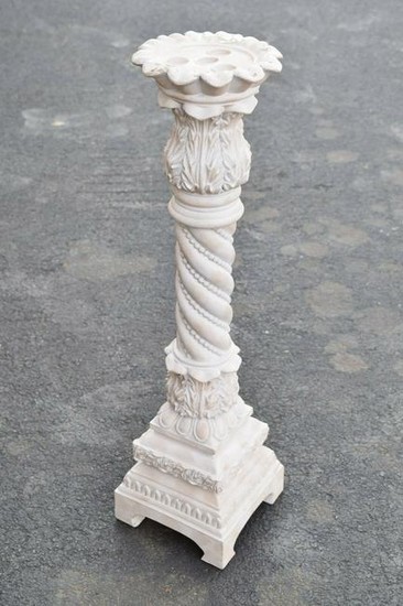 Older 24 1/2" Pedestal for a Statue - Candlestick