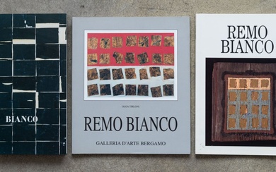 REMO BIANCO (1922 - 1988) Lot of three catalogues
