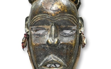 Rare Loma Bronze African Mask