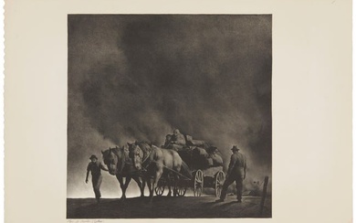 Robert Riggs (1896-1970), "Dust Storm," circa 1941