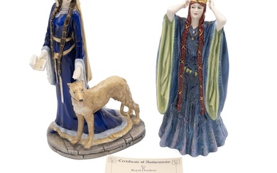 Royal Doulton limited edition figurines of Eleanor of Aquita...