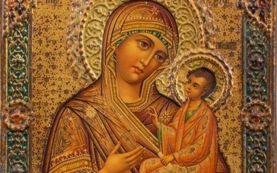 Russian Icon of the Tikhvinskaya Mother of God