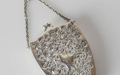 Sterling Silver Chatelaine Case c1905