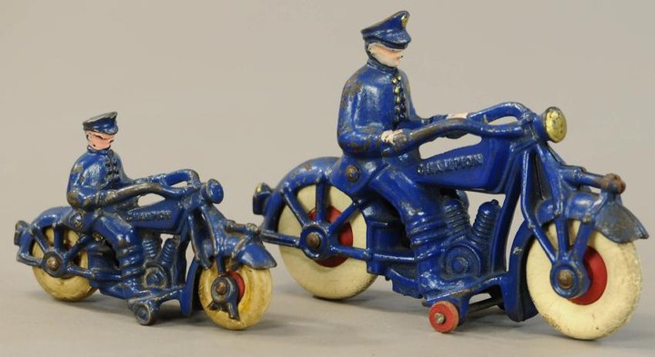TWO BLUE CHAMPION CYCLES