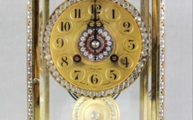 Theodore Starr French Crystal Regulator Mantle Clock