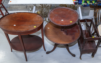 Three Pieces of Mahogany Furniture