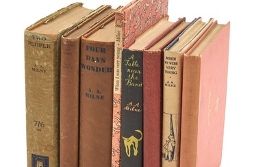 Three of the Winnie-The-Pooh books and other Milne