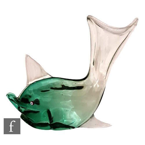 Unknown - A post war Murano glass sculpture modelled as a st...