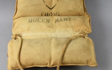 WWII Era Queen Mary Troopship Life Vest