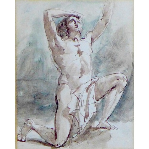 Wiliam Edward Frost (British, 1810-1877): two nude studies, ...