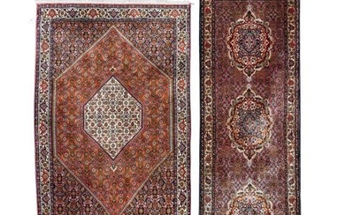 Zwei Orientteppiche. BIDJAR/IRAN, 20. Jh..