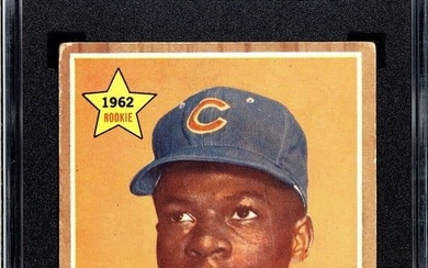 lou brock 1962 topps baseball rookie