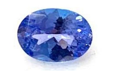 0.78ct Oval Faceted Tanzanite Gemstone