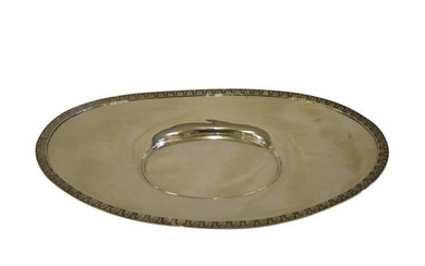 1 Silver dish, from the Trembley family estate...