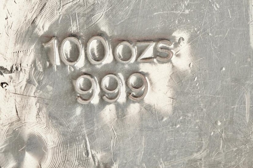 100 TROY OZ Silver BULLION BAR - PERTH MINT