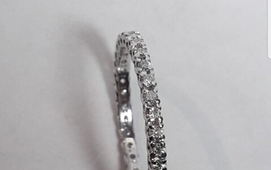 18 kt. White gold - Ring - 0.54 ct Diamond - Diamonds