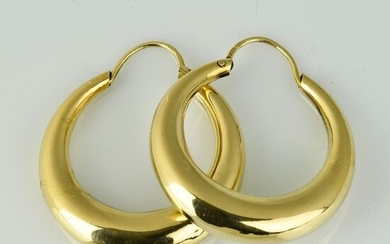 18 kt. Yellow gold - Earrings