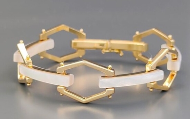 18 kt. Yellow gold, Mother Pearl - Bracelet