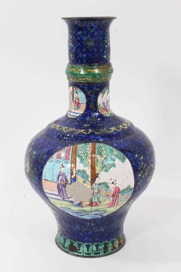 18th / 19th century Chinese enamel vase