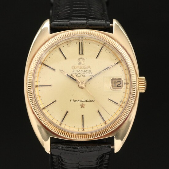 1969 Omega Constellation 14K Yellow Gold Automatic Wristwatch
