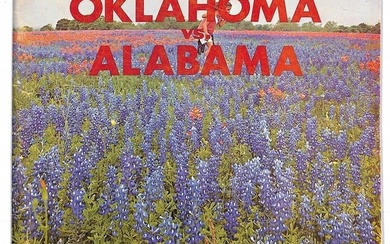 1970 Bluebonnet Bowl Program Oklahoma v Alabama 12/31 Bear Bryant 50733b39