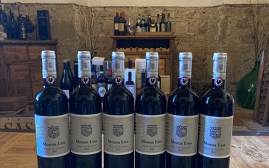 2017 Vignamaggio, Castello di Monna Lisa Gran Selezione - Chianti Classico - 6 Bottles (0.75L)