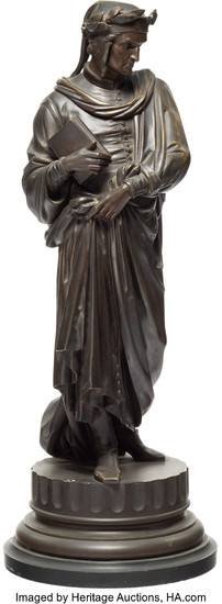 21199: Continental School (20th Century) Dante Bronze